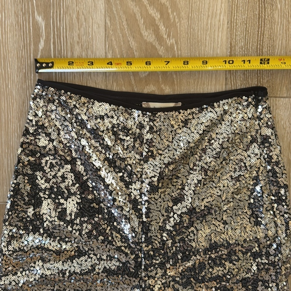 Altar'd State Black and Silver Sequin Pants S - Picture 5 of 10